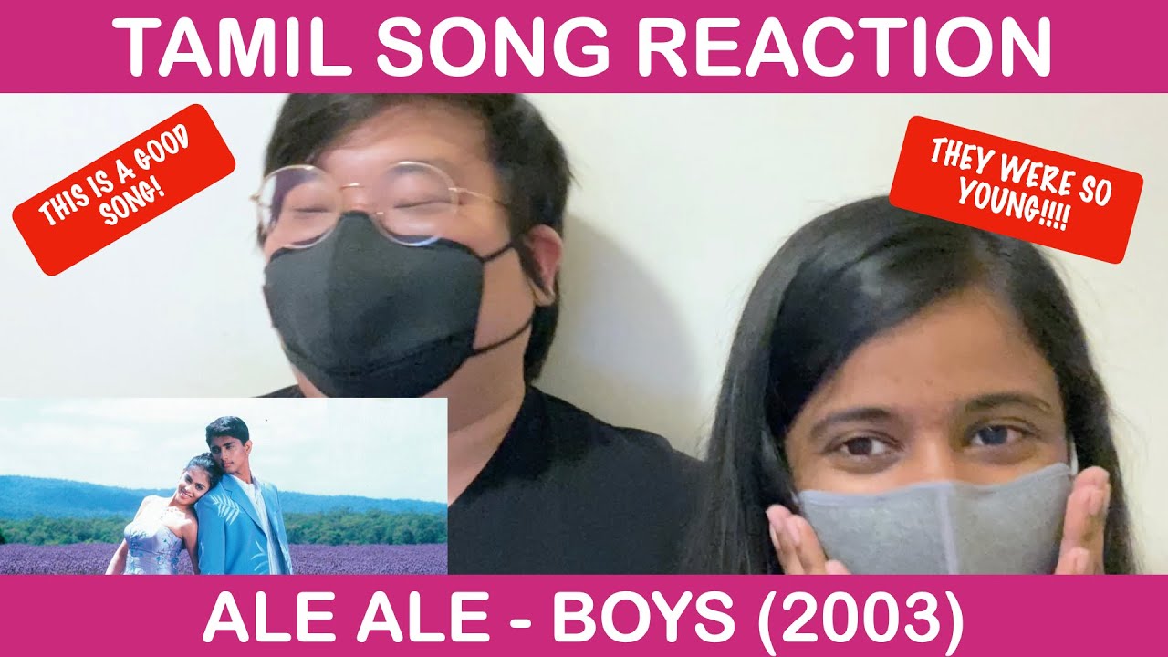 ALE ALE REACTION | BOYS (2003) | SIDDHARTH | GENELIA | KOREAN TAMIL  COUPLE REACTION