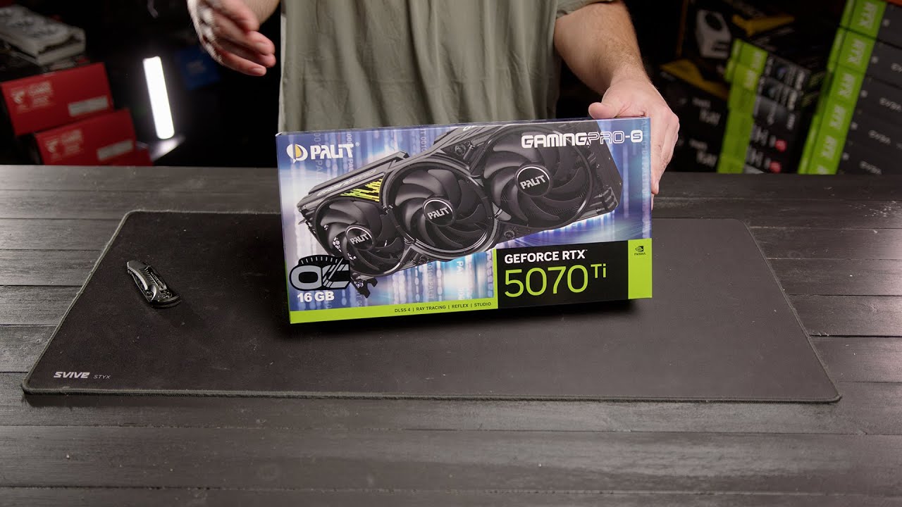 Palit GeForce RTX 5070 Ti Gaming Pro-S OC 16GB GD Unboxing