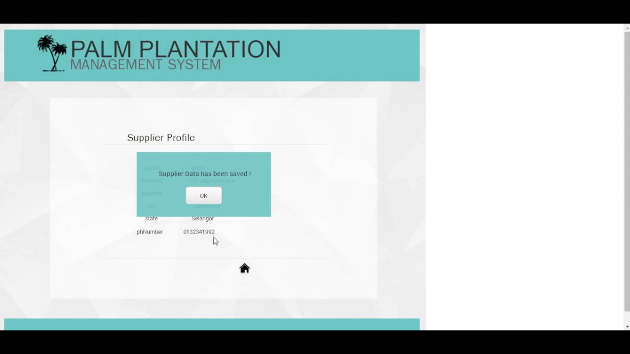 Palm Plantation System Prototype - part 1