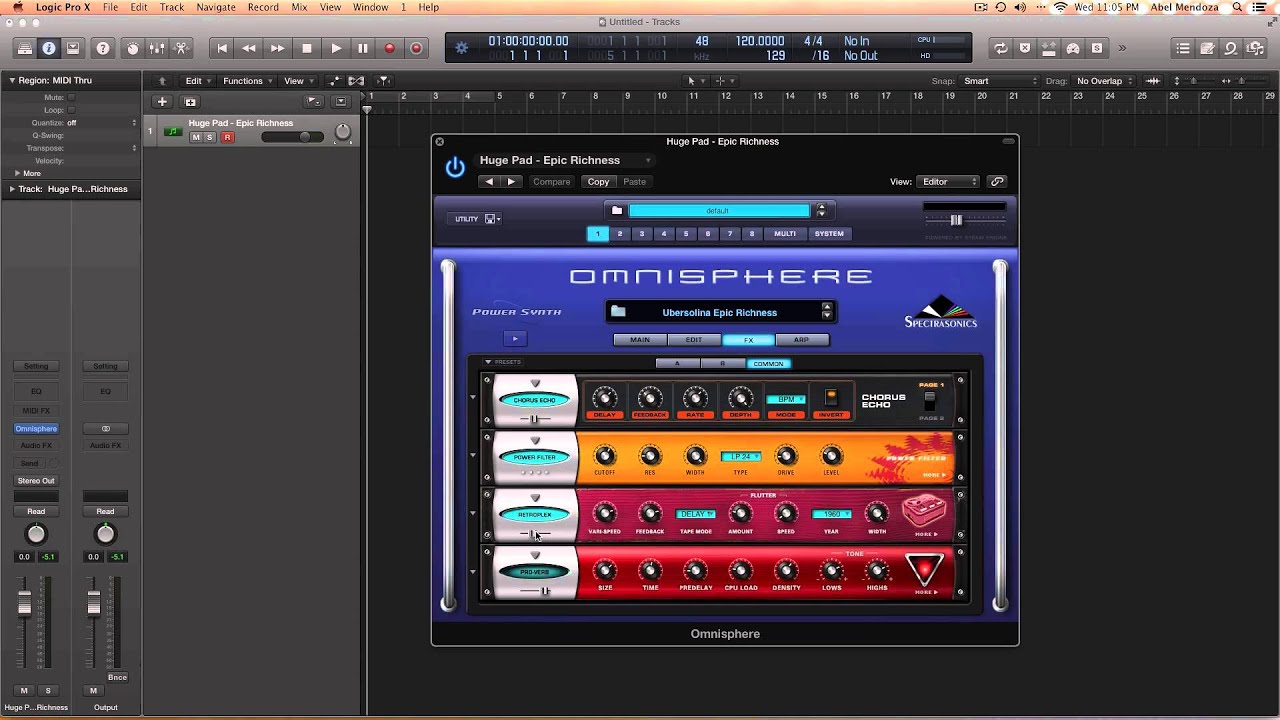 Make A Huge Pad In Omnisphere (Worship) Tutorial By Abel Mendoza