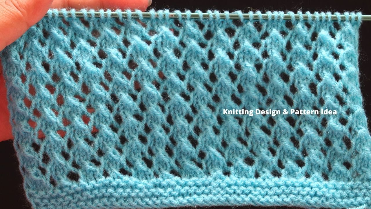 Jali design Gents / Ladies sweater design - lace knitting pattern.