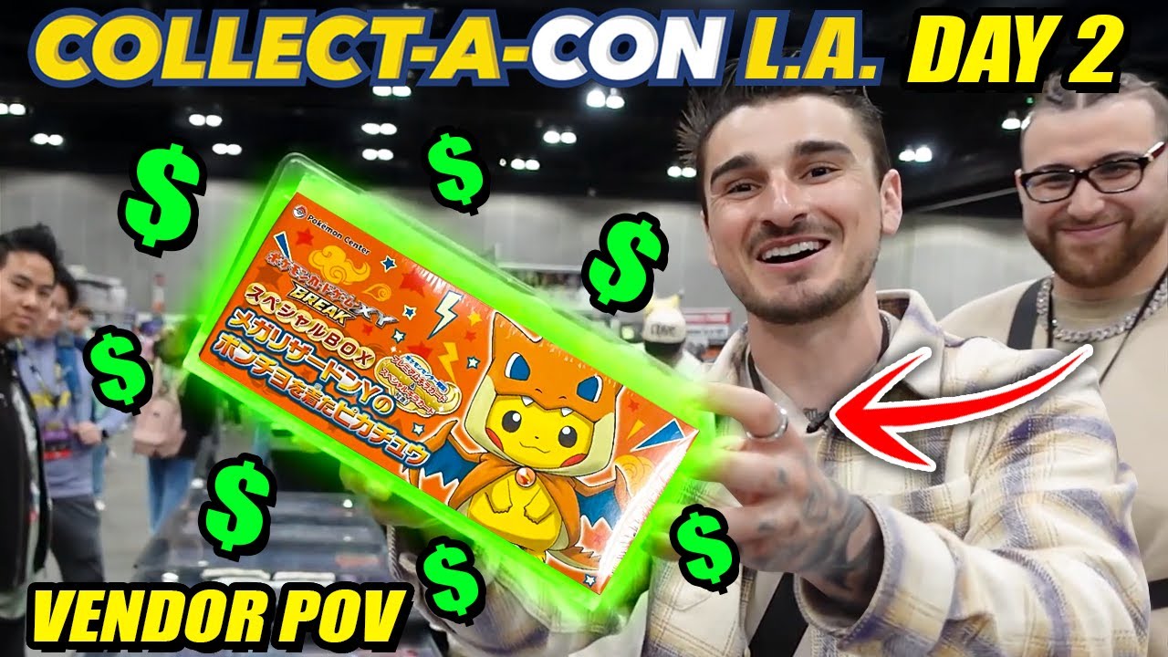 This box is WORTH how much!? | L.A. Collectacon Day 2 Vendor POV