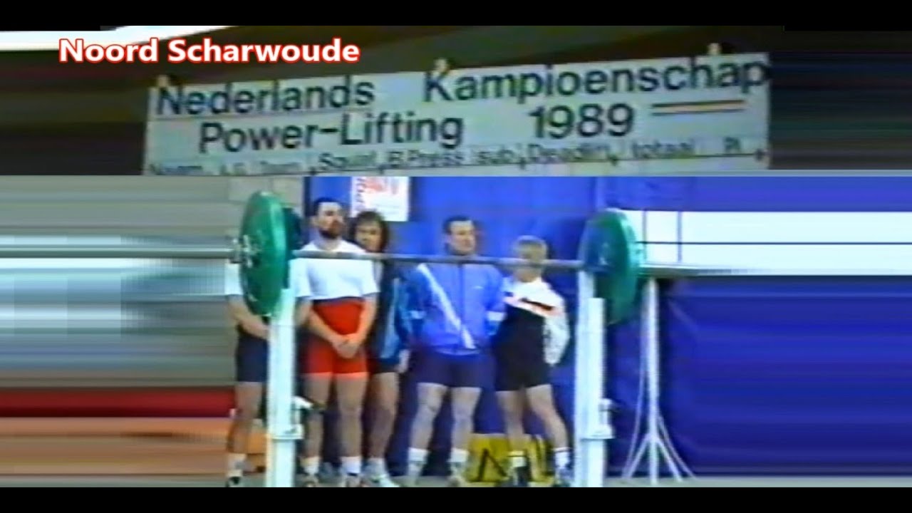 Nederlandse kampioenschappen powerlifting 1989-03-26  Noord Scharwoude.