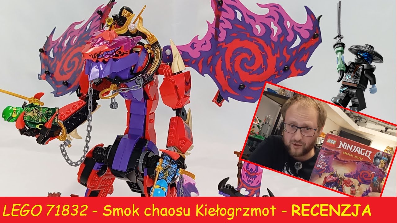 LEGO 71832 - Smok chaosu Kiełogrzmot - RECENZJA