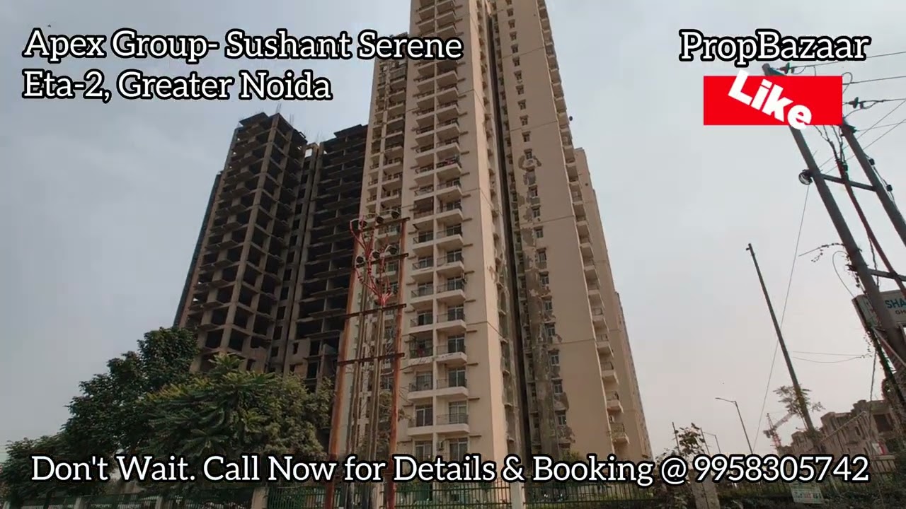 APEX Group New Launch @Eta-2 Greater Noida| Sushant Serene Residency- 2/3/4 BHK| Call @ 9958305742