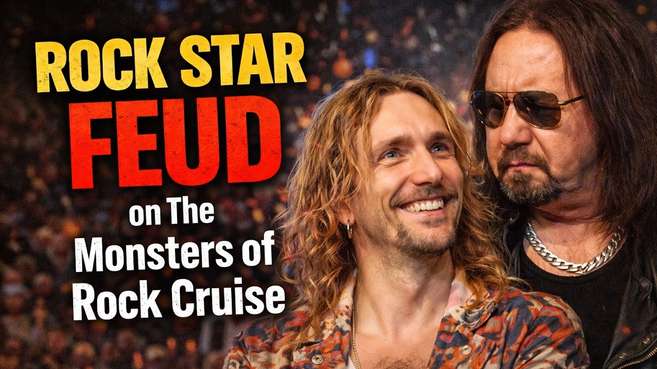 Ace Frehley, Justin Hawkins (The Darkness ) Feud!  Tempers Rising on Monsters of Rock Cruise 2024