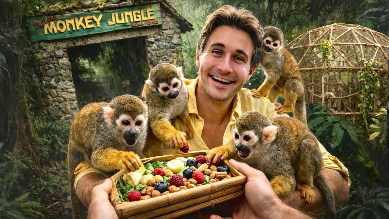 I Found a Hidden MONKEY JUNGLE in the Middle of Florida!!