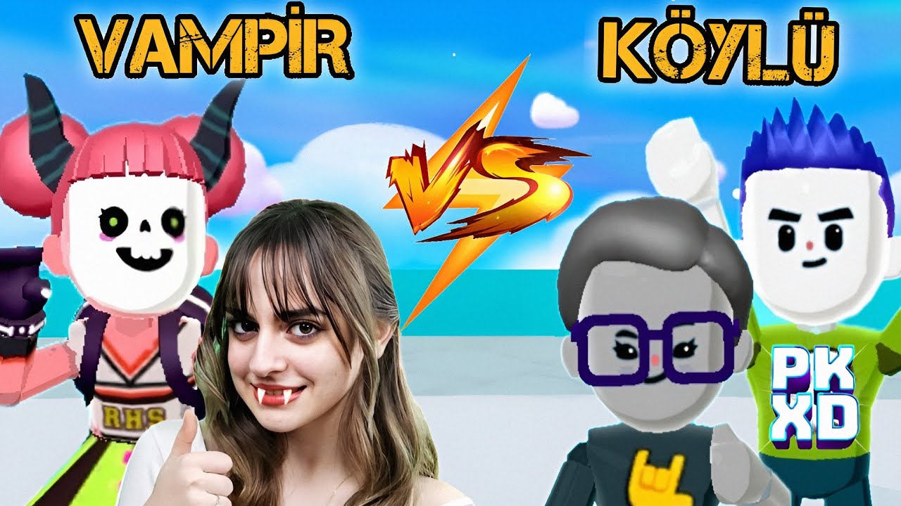 VAMPİR VS KÖYLÜ OYUNU🧛 PK XD TÜRKÇE | VAMPIRE VS VILLAGER GAME🧛 | ÖZGÜŞ TV