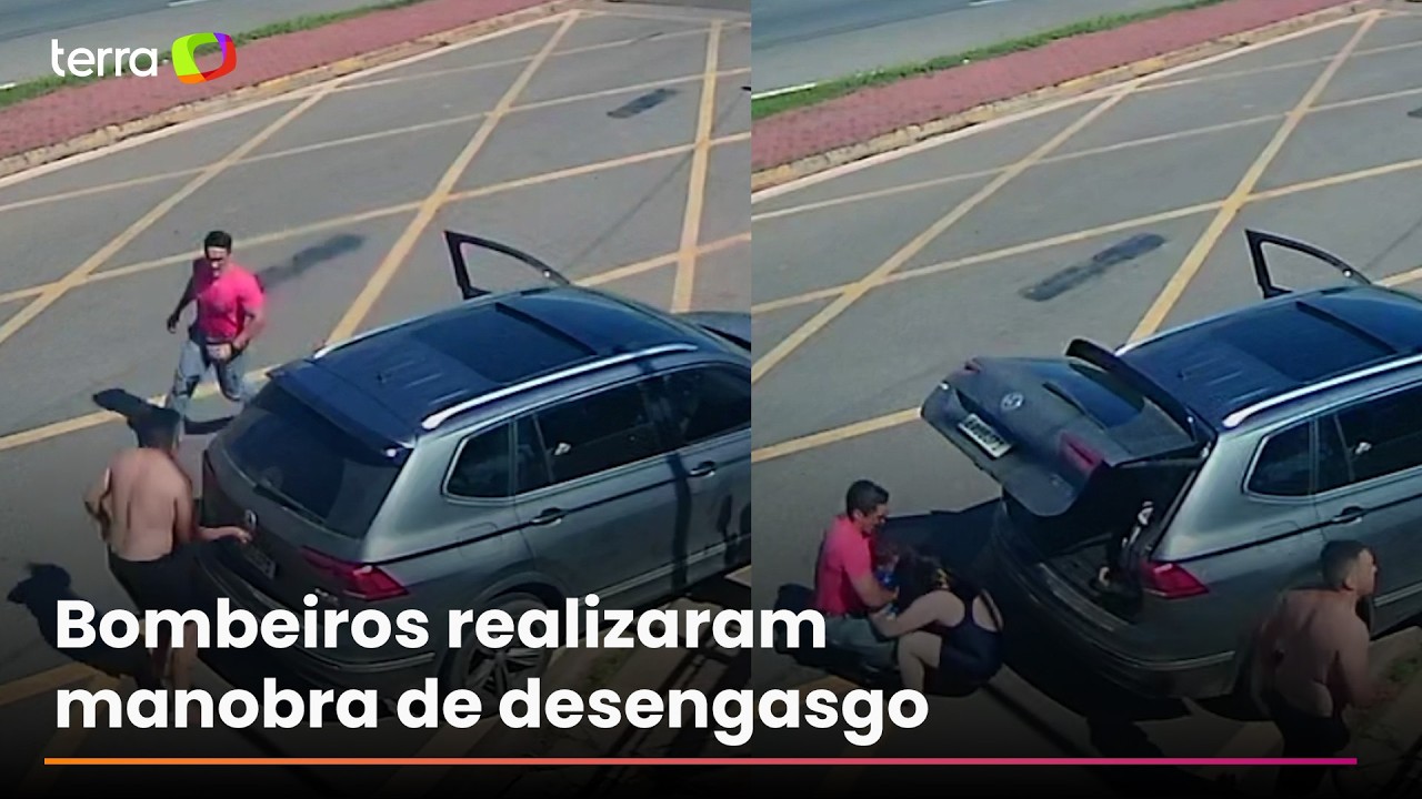 Bombeiros salvam criança de 2 anos engasgada no interior de SP