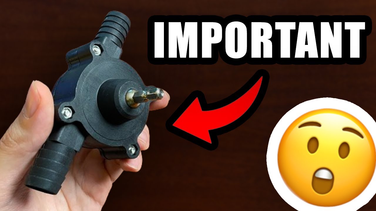 The Best Water Drill Transfer Pump? My Honest Review...