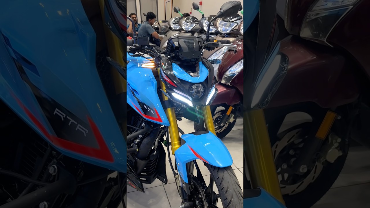New Marine Blue | TVS Apache RTR 160 4V | New 2025 Model #rtr1604v #apachertr1604v #tvsapachertr