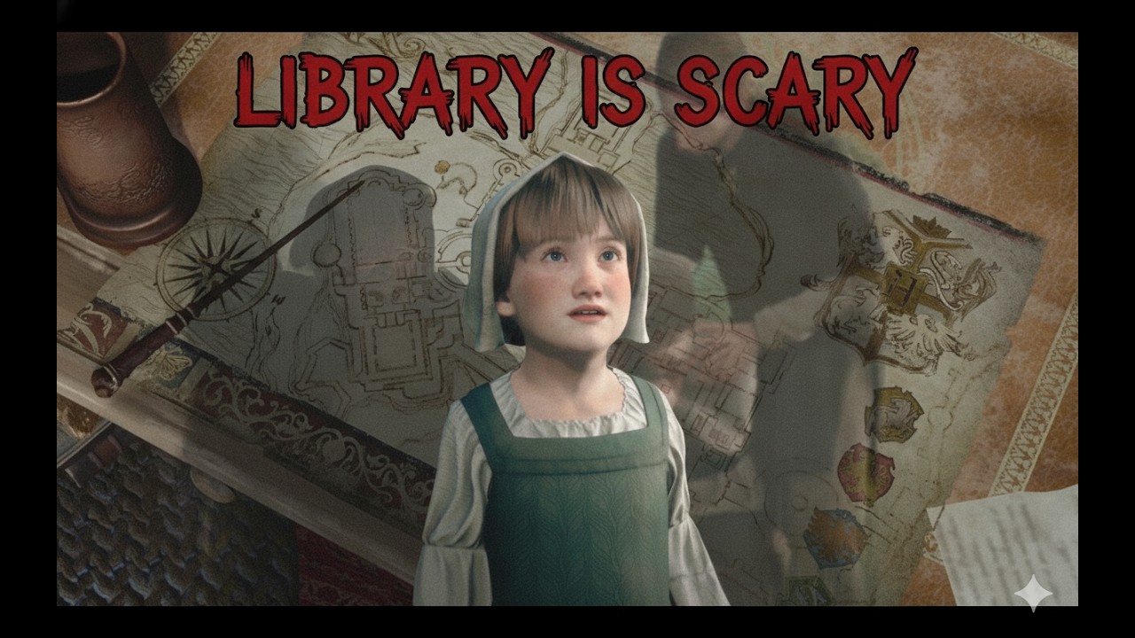 LIBRARY IS SCARY!!!!! (HOGWARTS LEGACY || PS5)