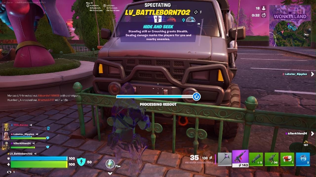 Fortnite Zero Build Squad's #VICTORYROYAL #PS5
