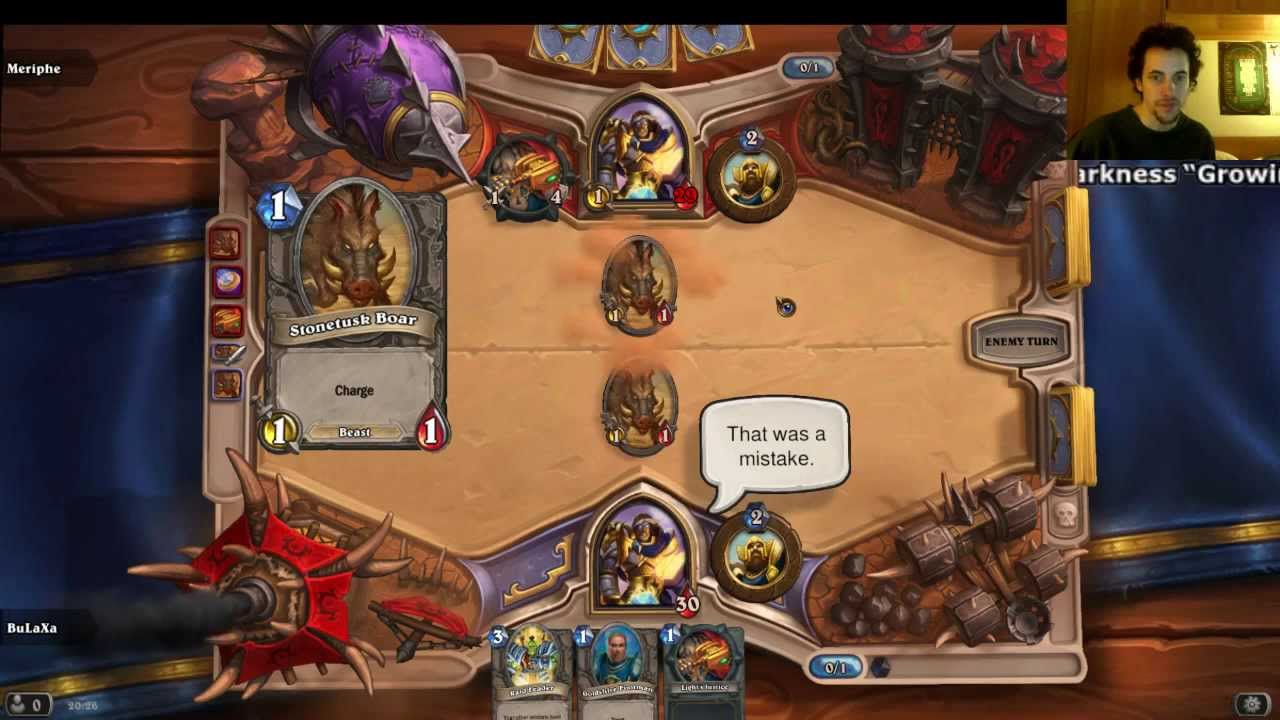 Hearthstone 6-0 win streak while developing Palladin