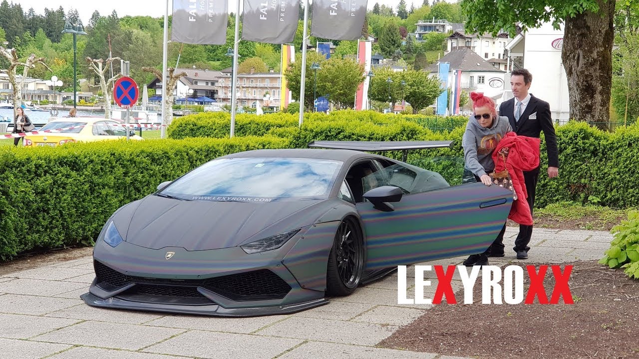 LEXY ROXX LIBERTY WALK LAMBORGHINI WÖRTHERSEE 2019 VOR DEM SEE 2K19
