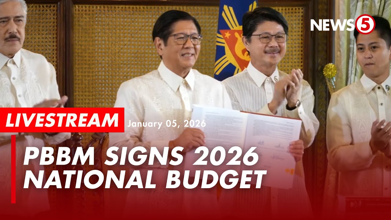 LIVE | Pres. Bongbong Marcos Jr. signs the 2026 General Appropriations Act (GAA)