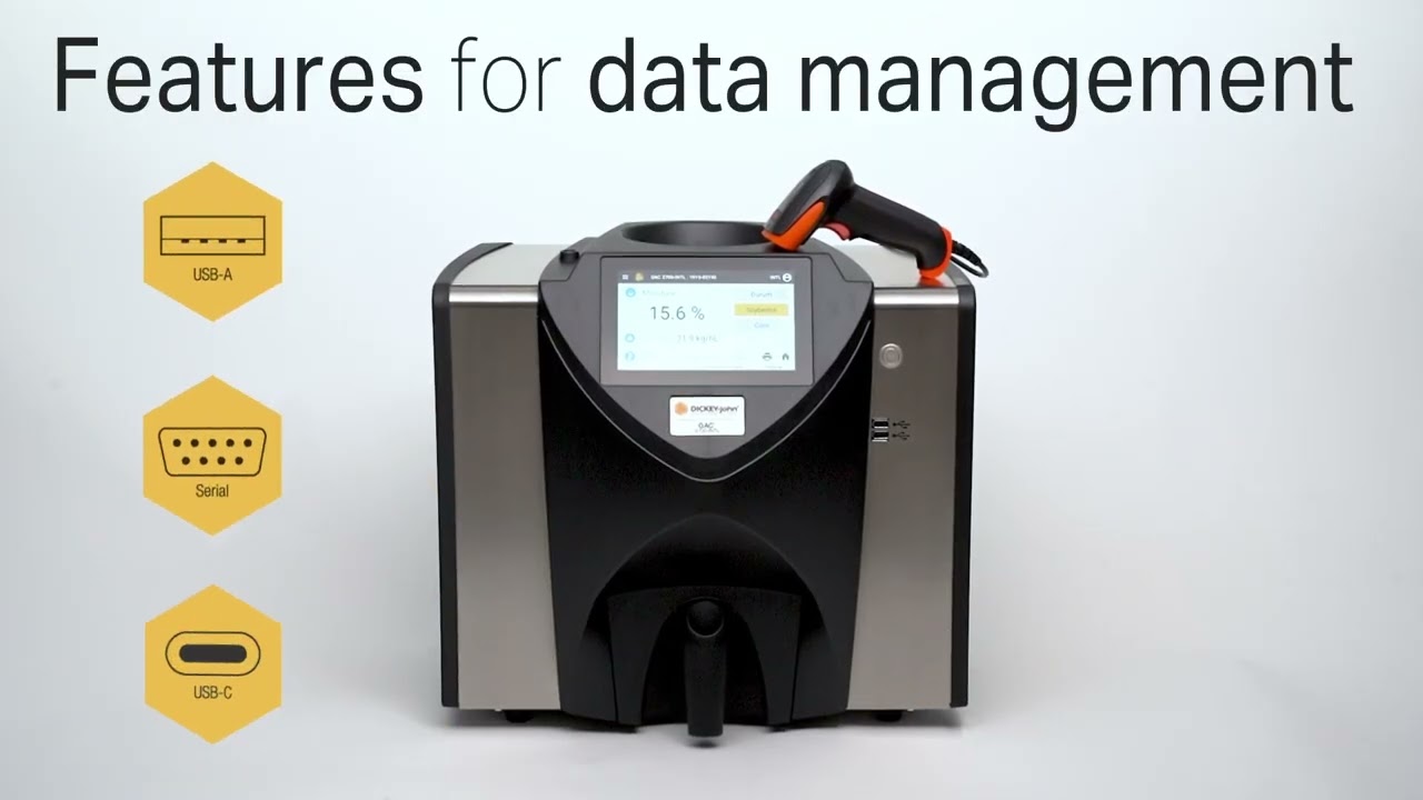 Introducing the GAC™ 2700-INTL Grain Moisture Analyzer (English)