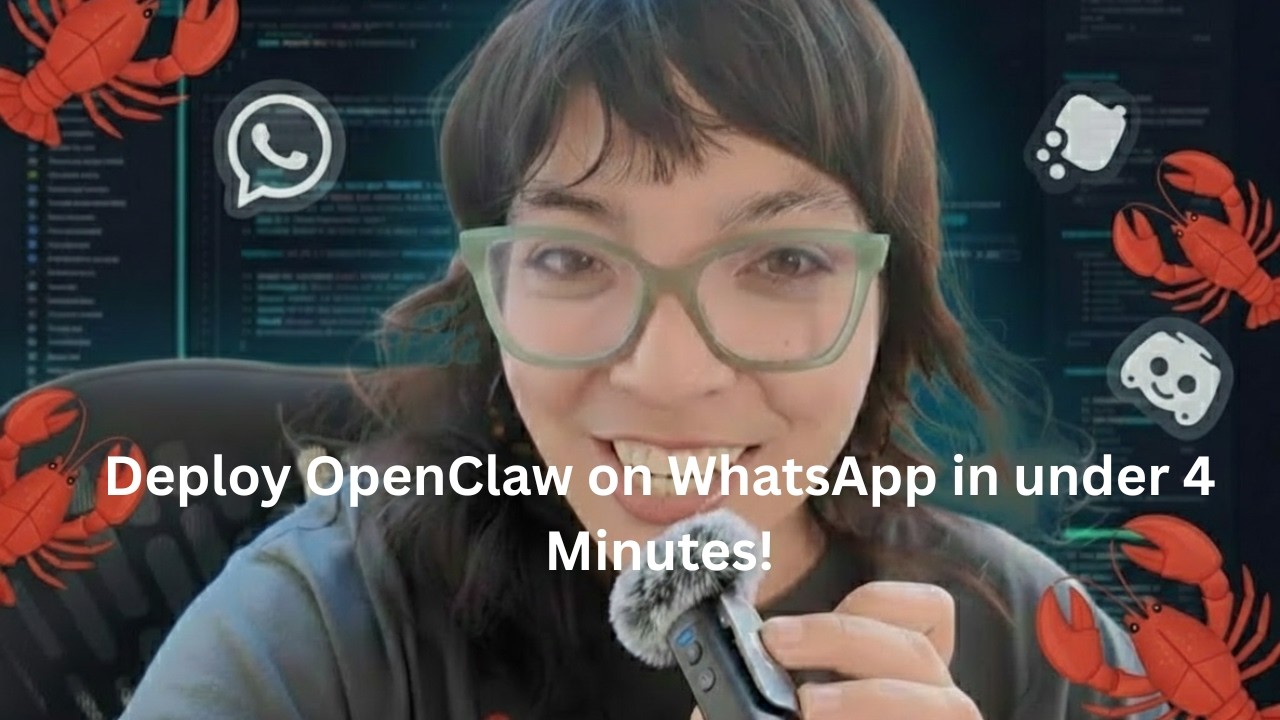 Разверните OpenClaw в WhatsApp менее чем за 4 минуты!