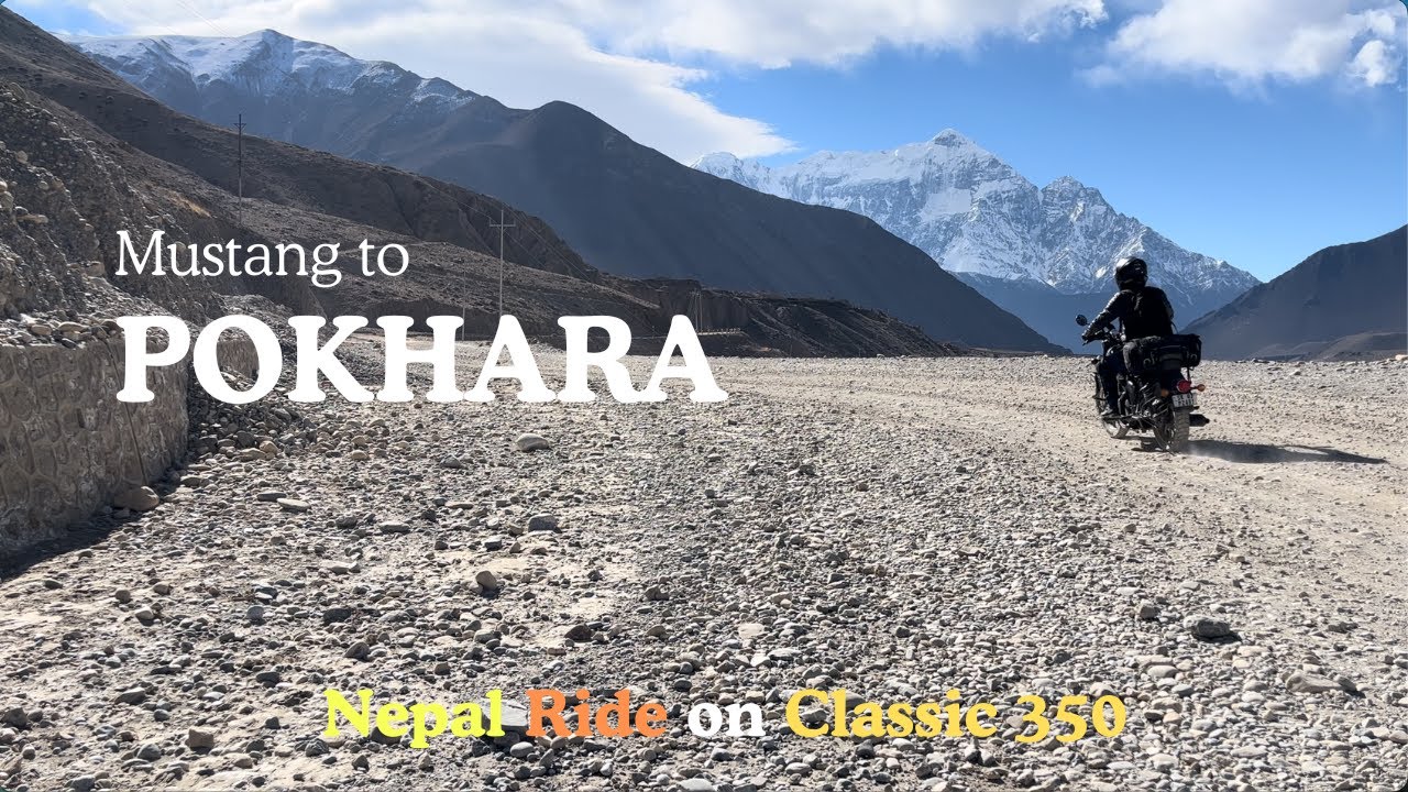 Royal Enfield Classic 350 truly made for mountains Road/Mustang Nepal