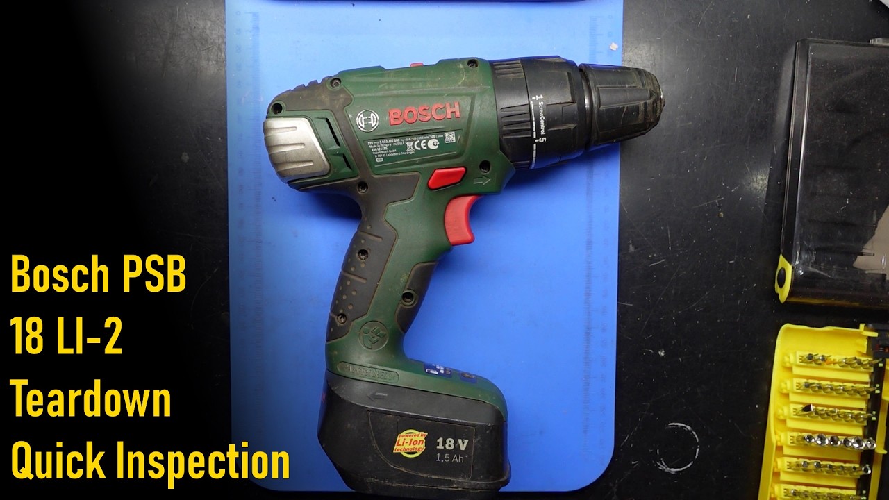 Разборка и экспресс-осмотр Bosch PSB 18 LI-2