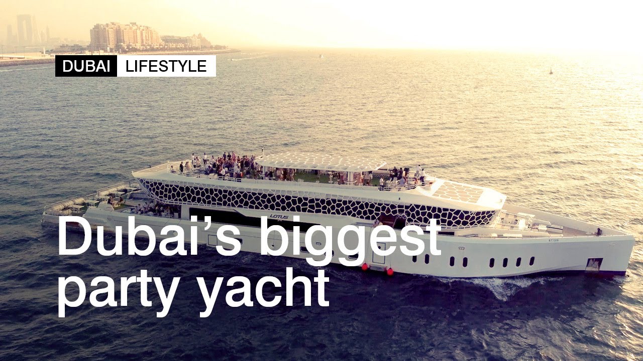 Dubai's biggest Party Yacht ﻿| Lotus Boat ﻿| Dubai Marina ﻿| haus & haus