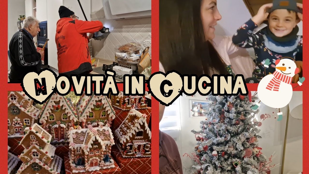 Vlogmas#3/Mensole nuove in cucina fatte da mio papà/Andiamo da Viridea