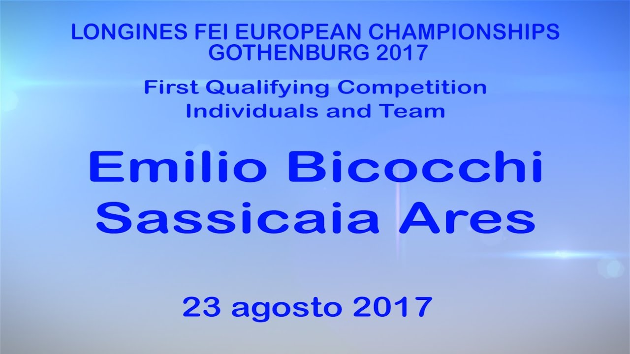Emilio Bicocchi SASSICAIA ARES - First Qualifying EUROPEAN CHAMPIONSHIPS GOTHENBURG 23/08/2017