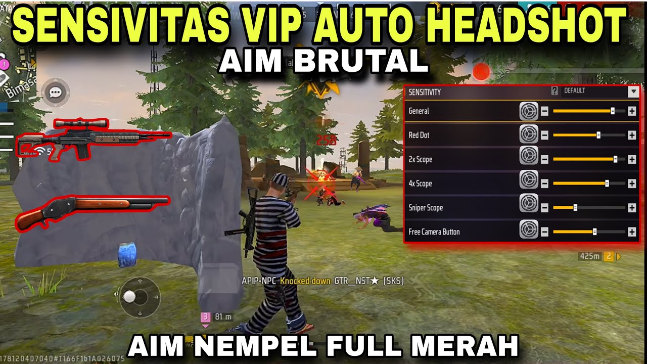 2026 VIRAL ( SENSITIVITAS FF AUTO HEADSHOT )⚙️📲 AIM FULL MERAH SEPERTI CHEATER😱COCOK DI SEMUA HP🔥