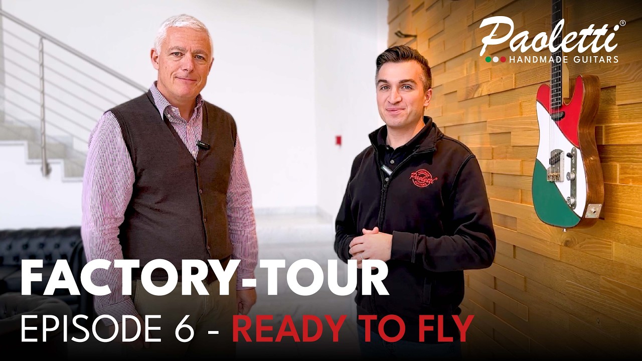 READY TO FLY | episode 6 | Paoletti Guitars FACTORY TOUR (4K) #howitsmade #factorytour #guitarmaker
