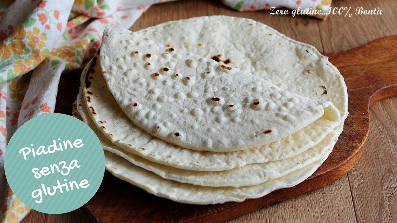 Piadine senza glutine - Ricetta facile e veloce