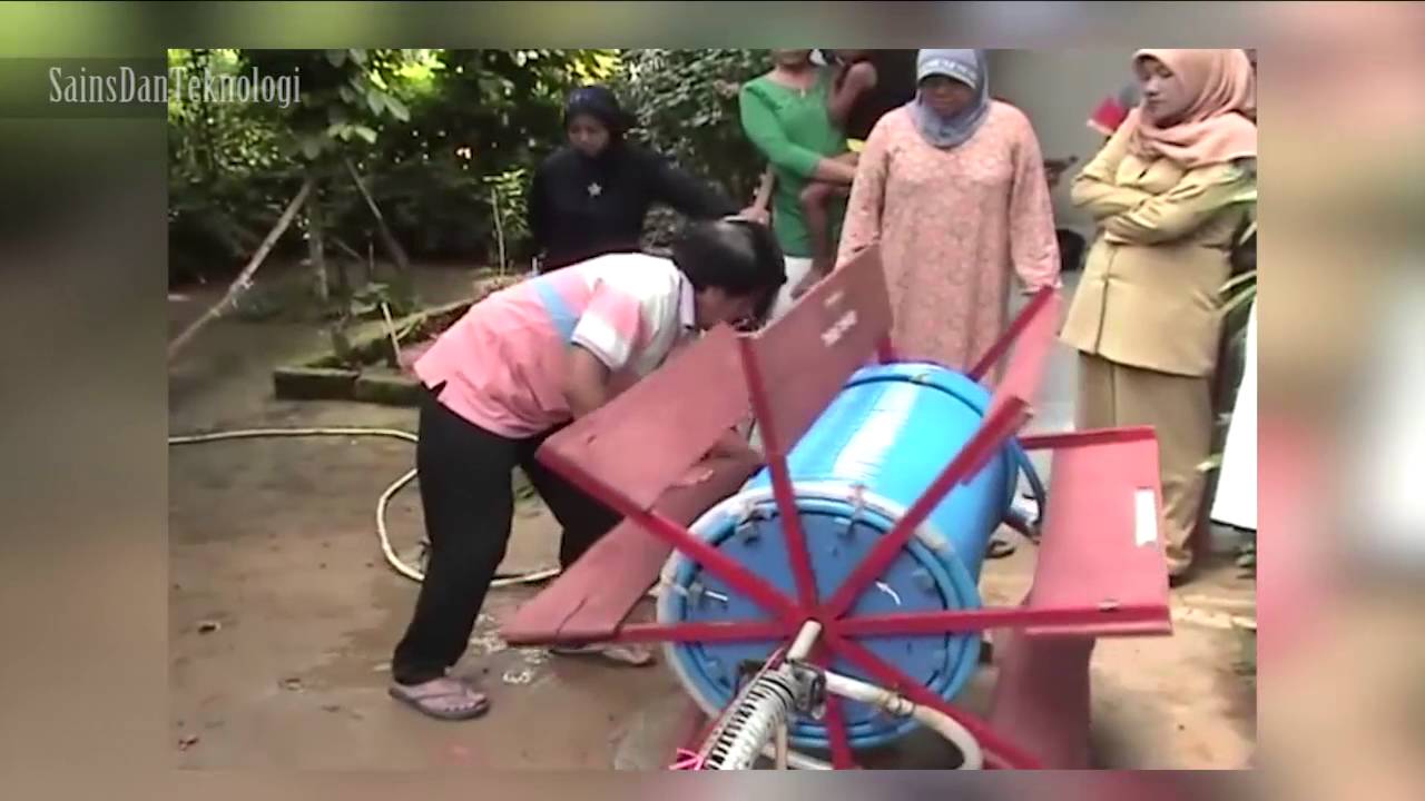 Wow ! Uniknya Inovasi Pompa Air Spiral Tanpa BBM