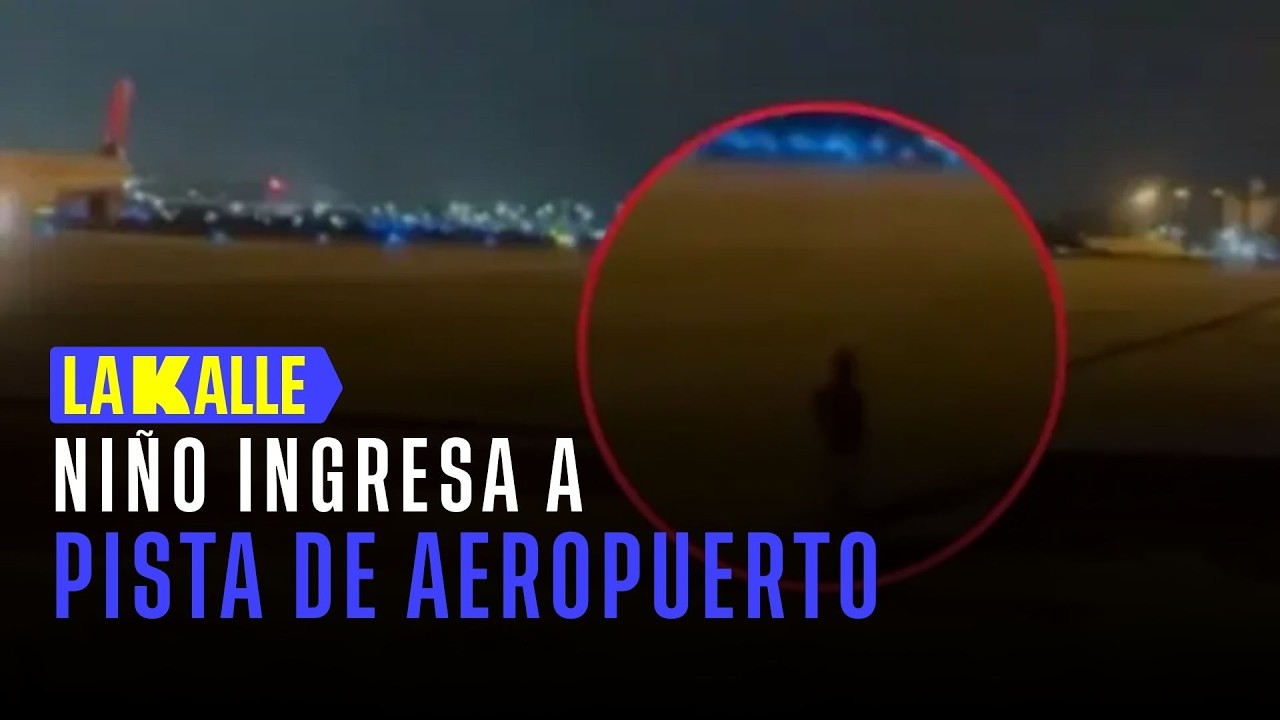 Gran susto que se llevaron en aeropuerto de Barranquilla; niño apareció en plena pista
