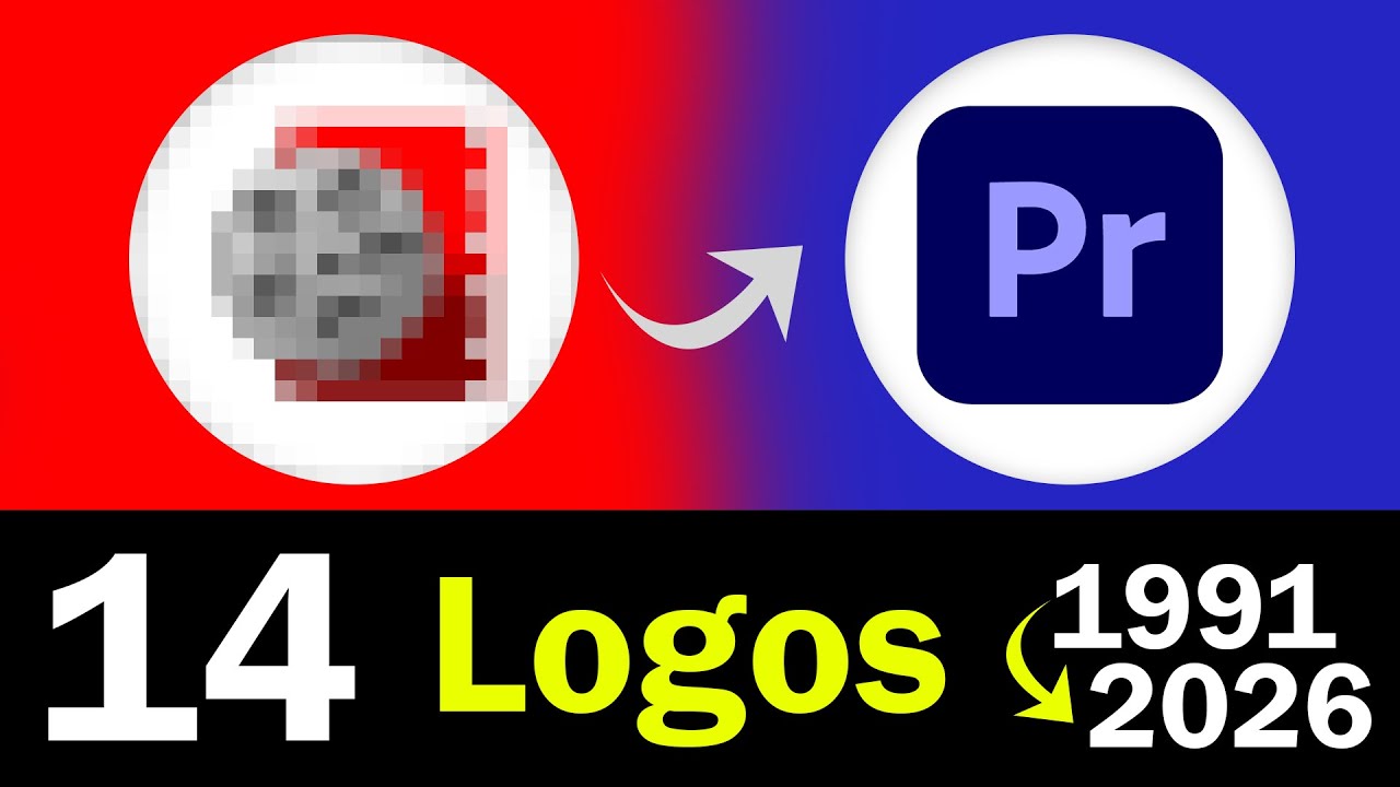 Adobe Premiere Pro Logo Evolution (1991&ndash;2026) | Premiere Pro Branding History