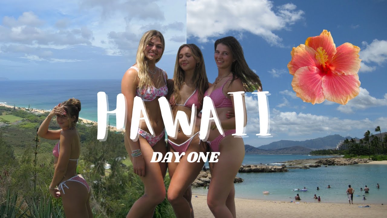 HAWAII VLOG *day one, sunrise, BEACH, games, crabs and more*