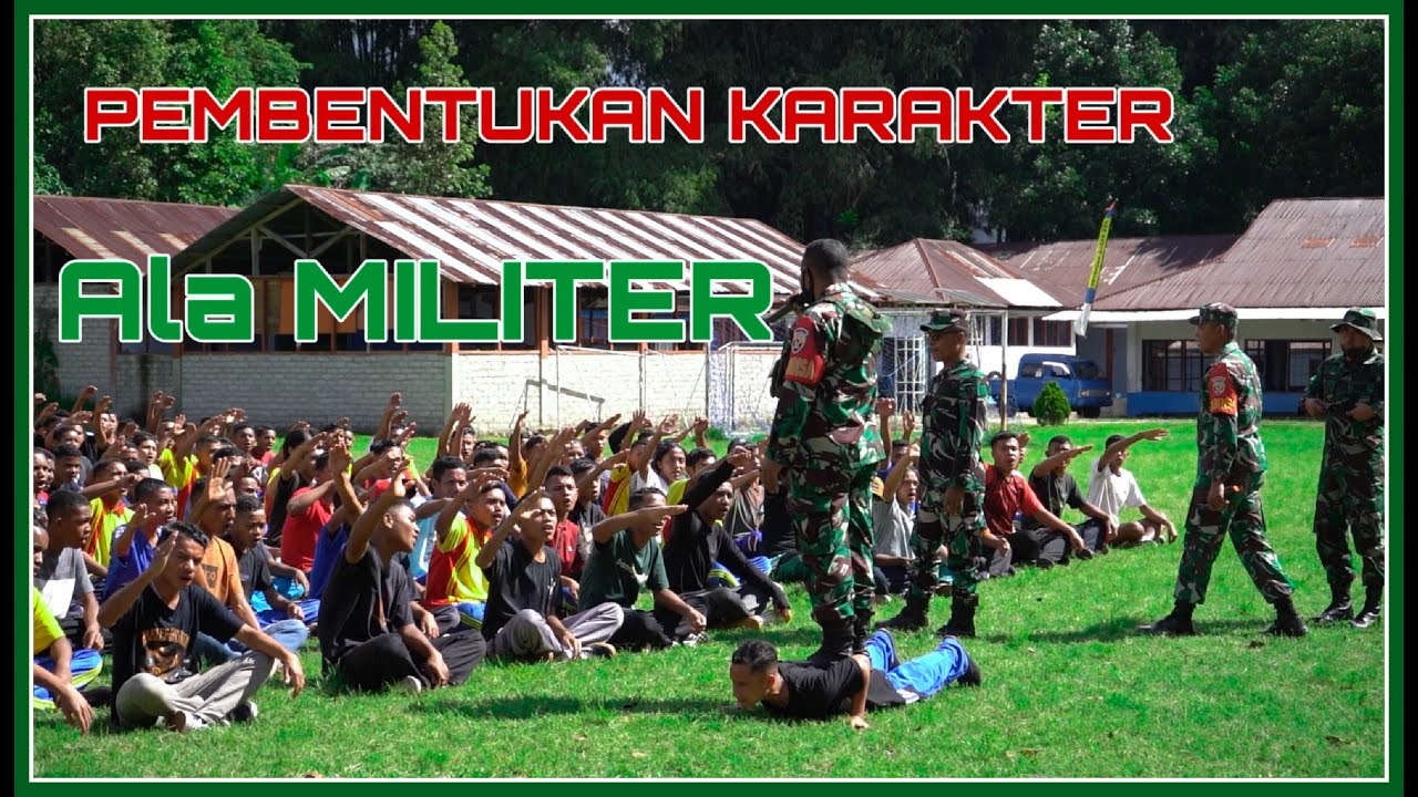 Pembentukan Karakter ala MILITER || SMK Santo Aloisius Ruteng
