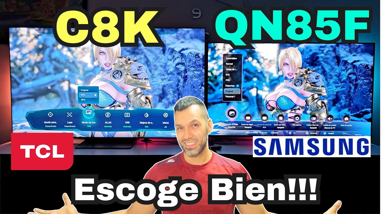 TCL C8K vs SAMSUNG QN85F: Smart TVs 4K Mini LED / ¿Es el C8K la Mejor Opción?