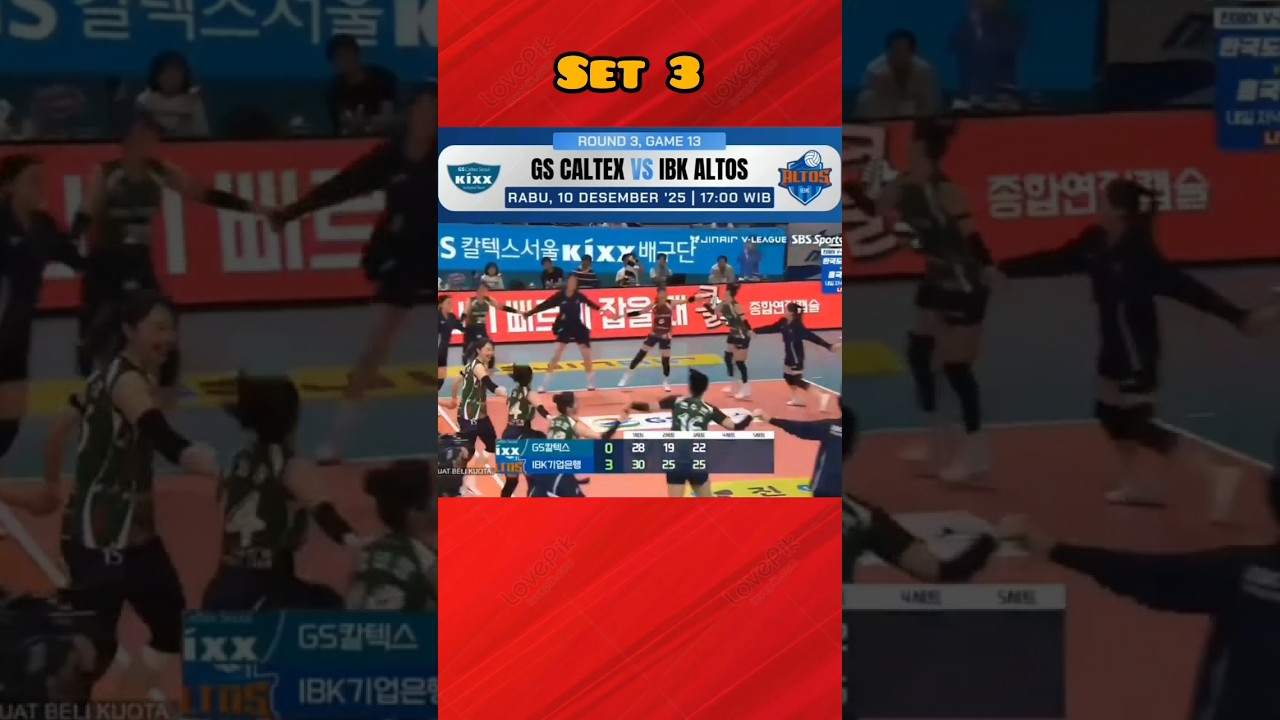 gs caltex vs ibk altos 0:3 hari ini #volleyball #gscaltex #ibkaltos