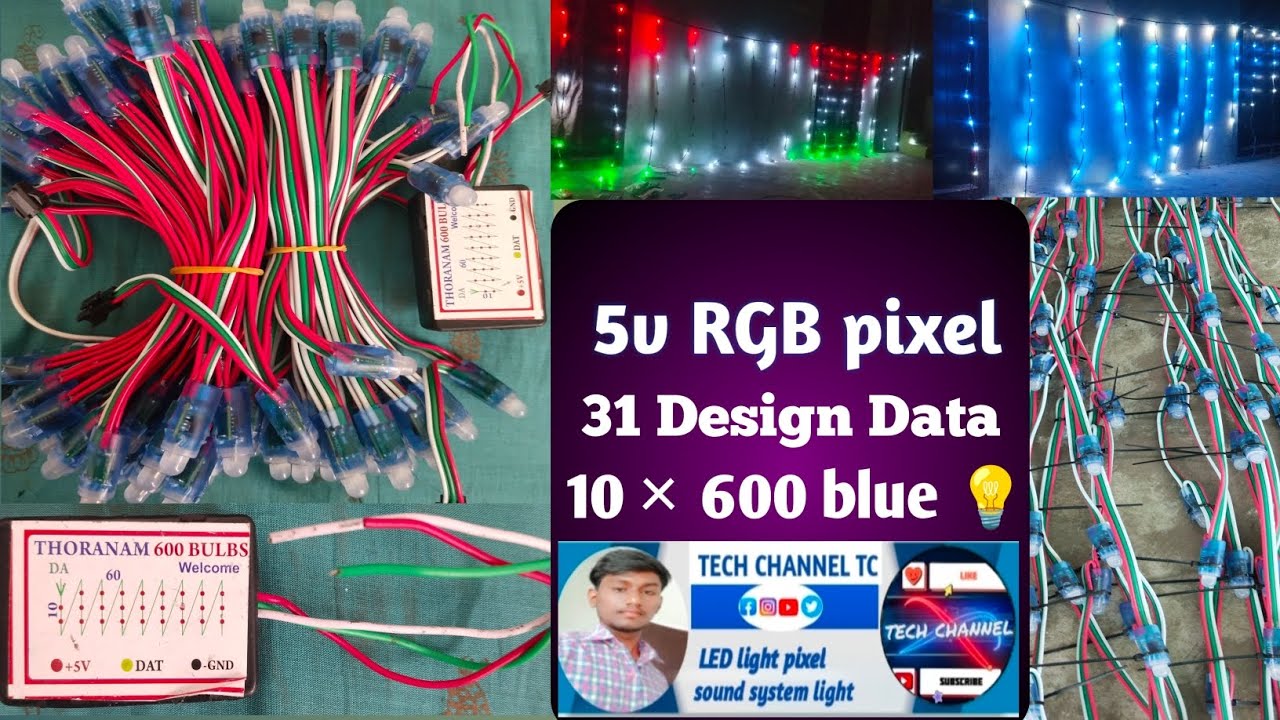 5v RGB pixel 💡 design Data # 32 design Dada for welcome in 5v RGB pixel/ welcome in LED light # tc