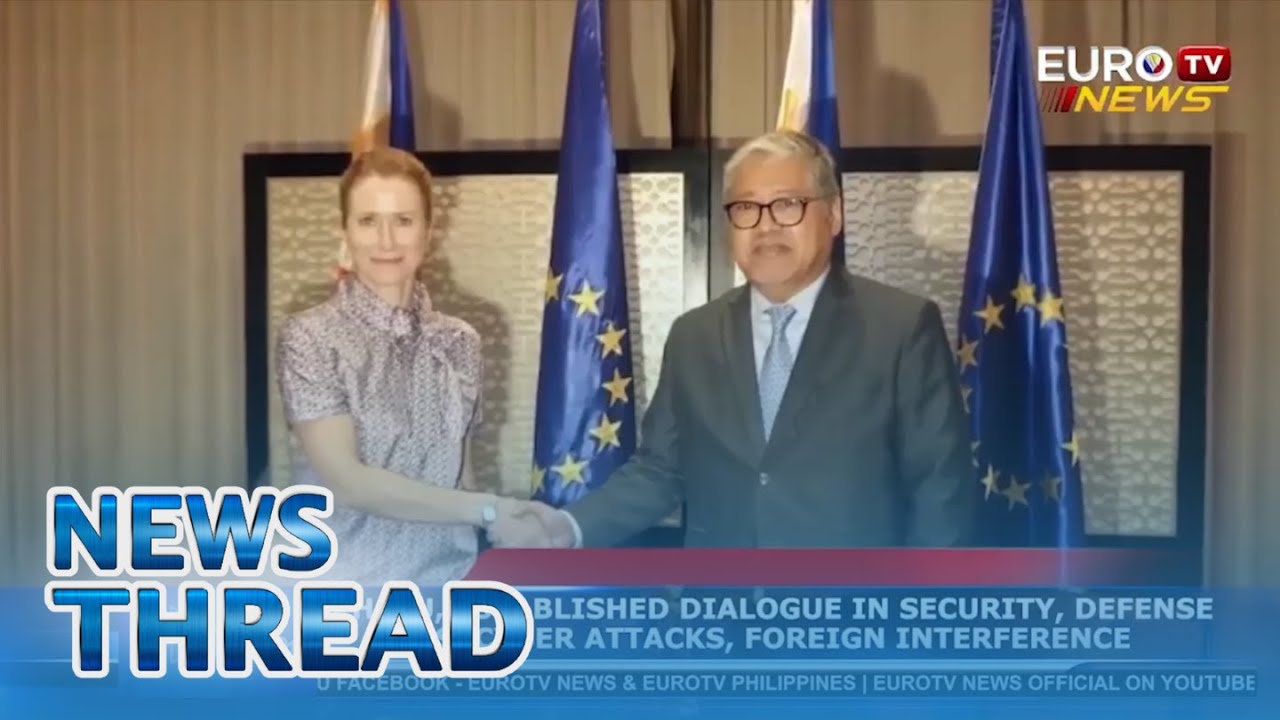 PH, EU, ESTABLISHED DIALOGUE IN SECURITY, DEFENSE VS CYBER ATTACKS, FOREIGN INTERFERENCE
