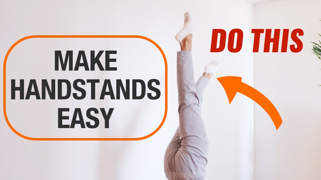 The BEST Way To Start Training Handstands - 2 Easy Steps + Bonus Tip