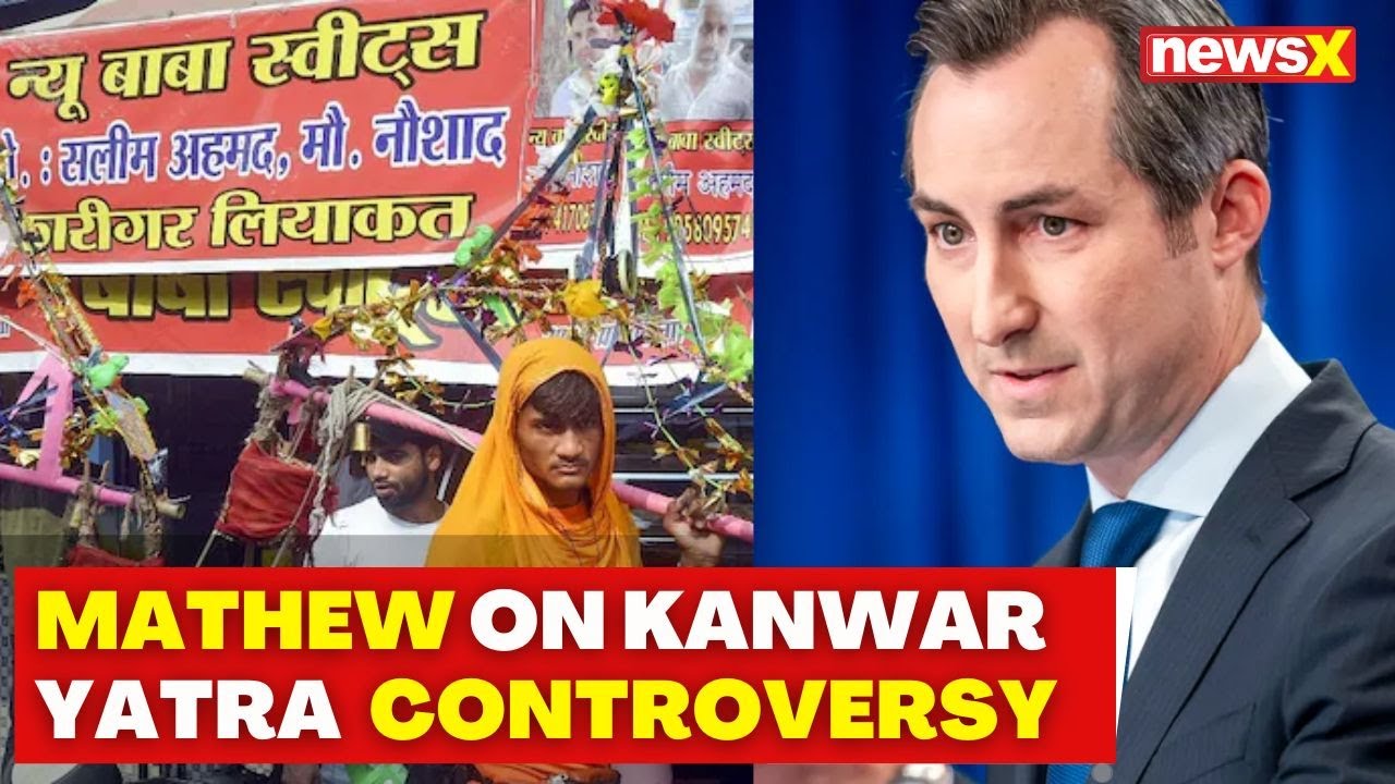 Mathew Miller On Kanwar Yatra Nameplate Controversy | Mathew Responds To Pak Journalist's Question