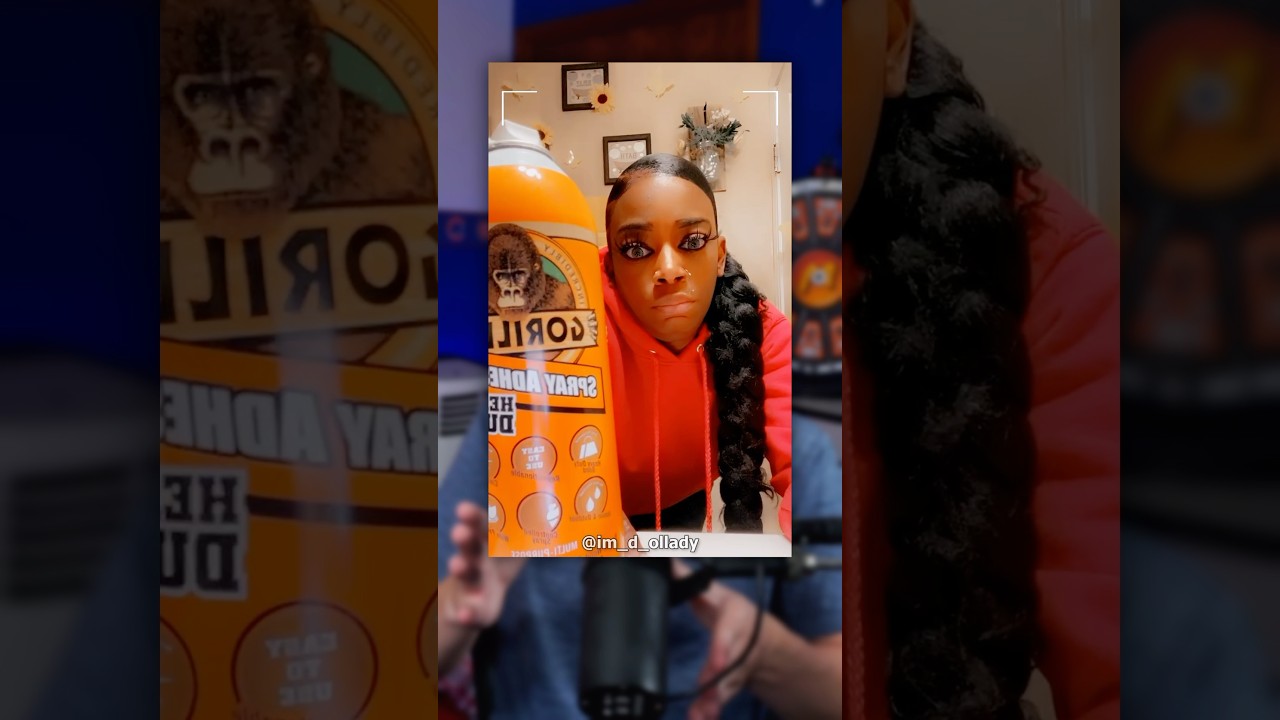 This Girl Put Gorilla Glue In Her Hair 😳