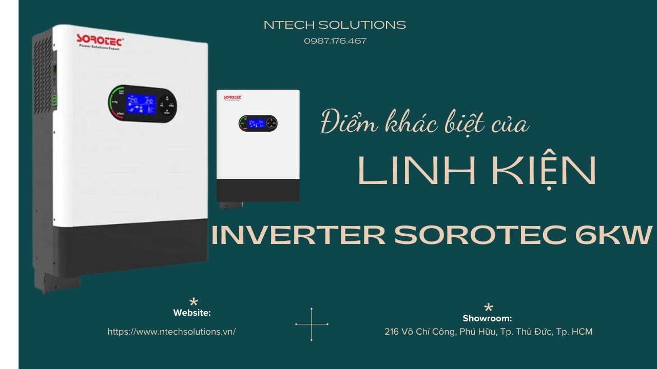 Bùng Nổ Hiệu Suất: Những Điểm Khác Biệt Nổi Bật Của Linh Kiện Biến Tần Sorotec 6kW!