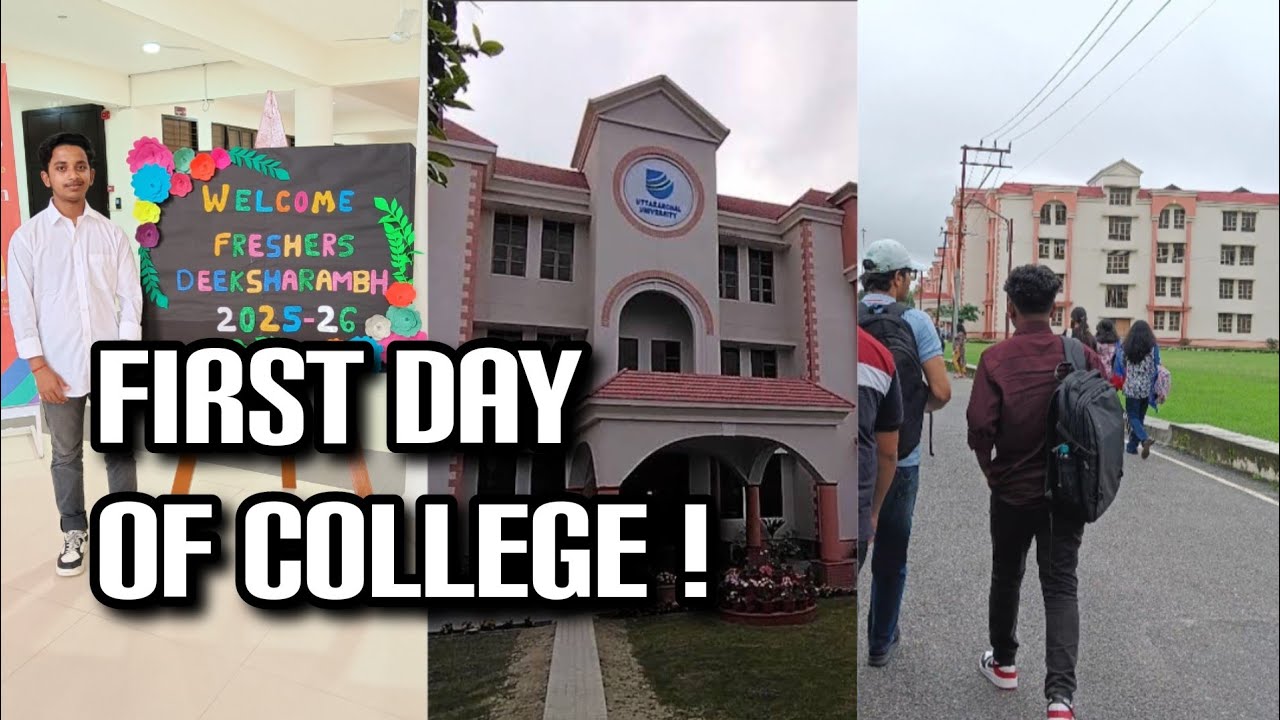 My First Day of College Life 🎓 | New Journey Begins | Uttaranchal University 