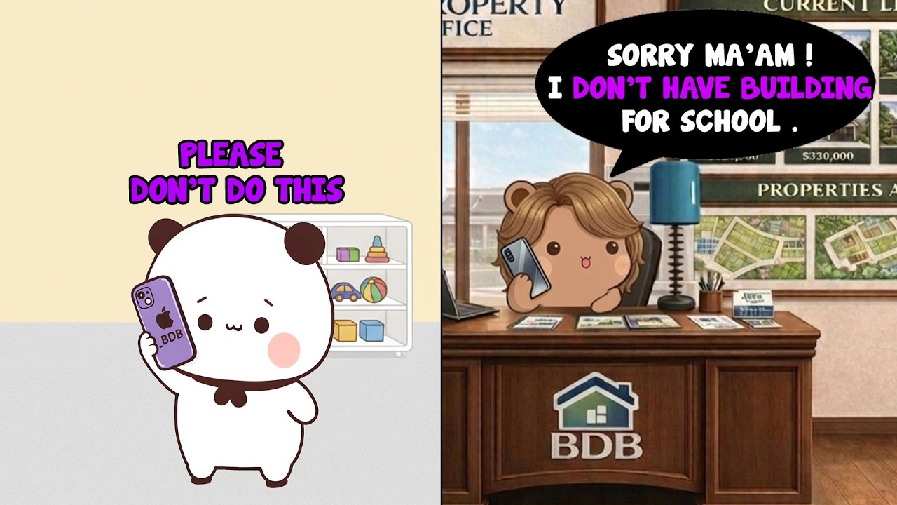 #BDB320 |No School Building… Now What? 😳 | Big Problem Arises | Bubu Dudu Buddies
