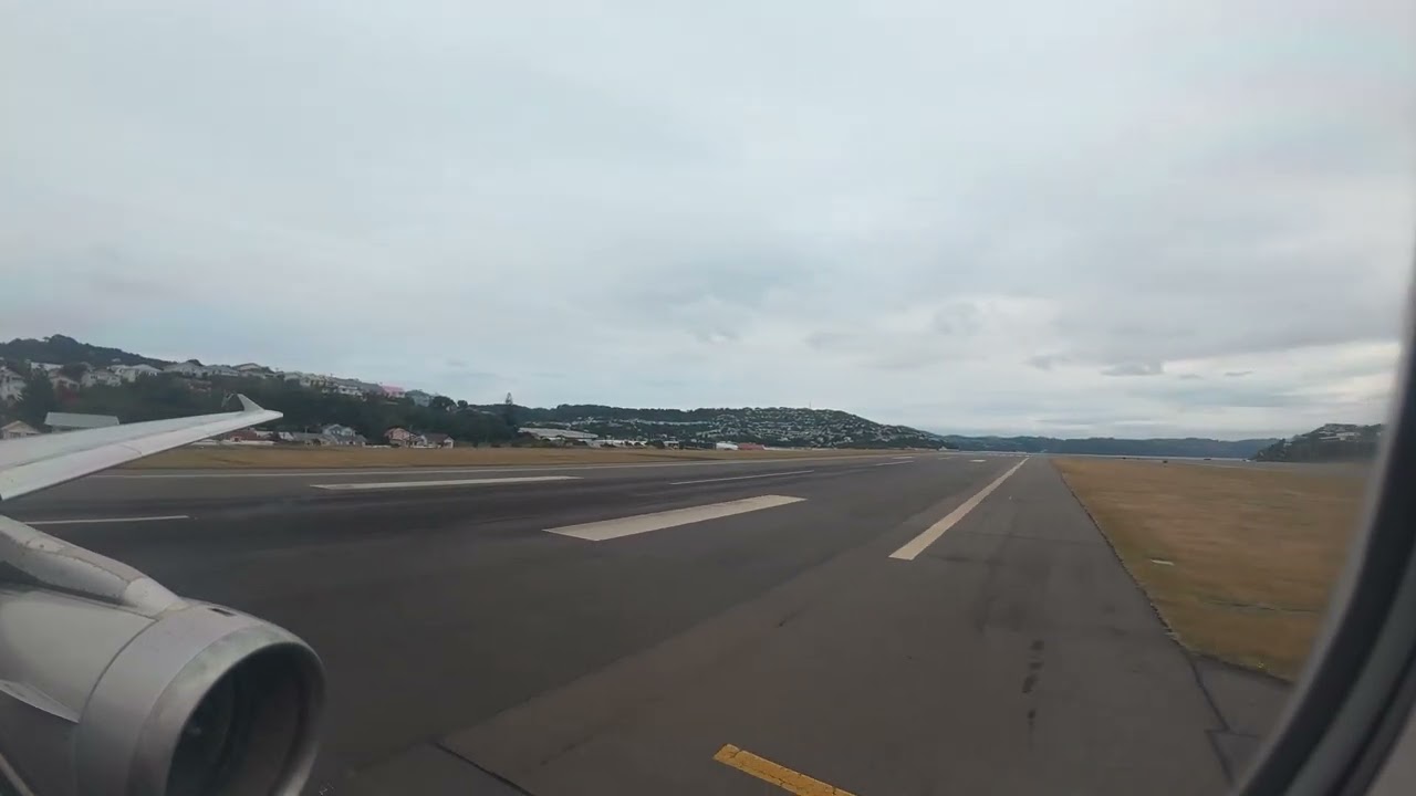 Landing in Wellington, New Zealand