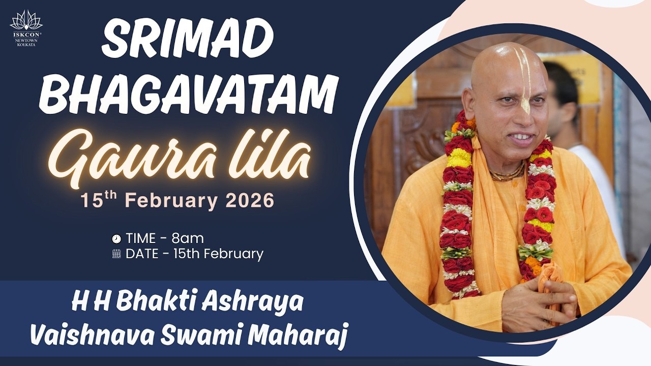 Srimad Bhagavatam Class by His Holiness Bhakti Ashraya Vaisnava Maharaj | SB-11.08.32