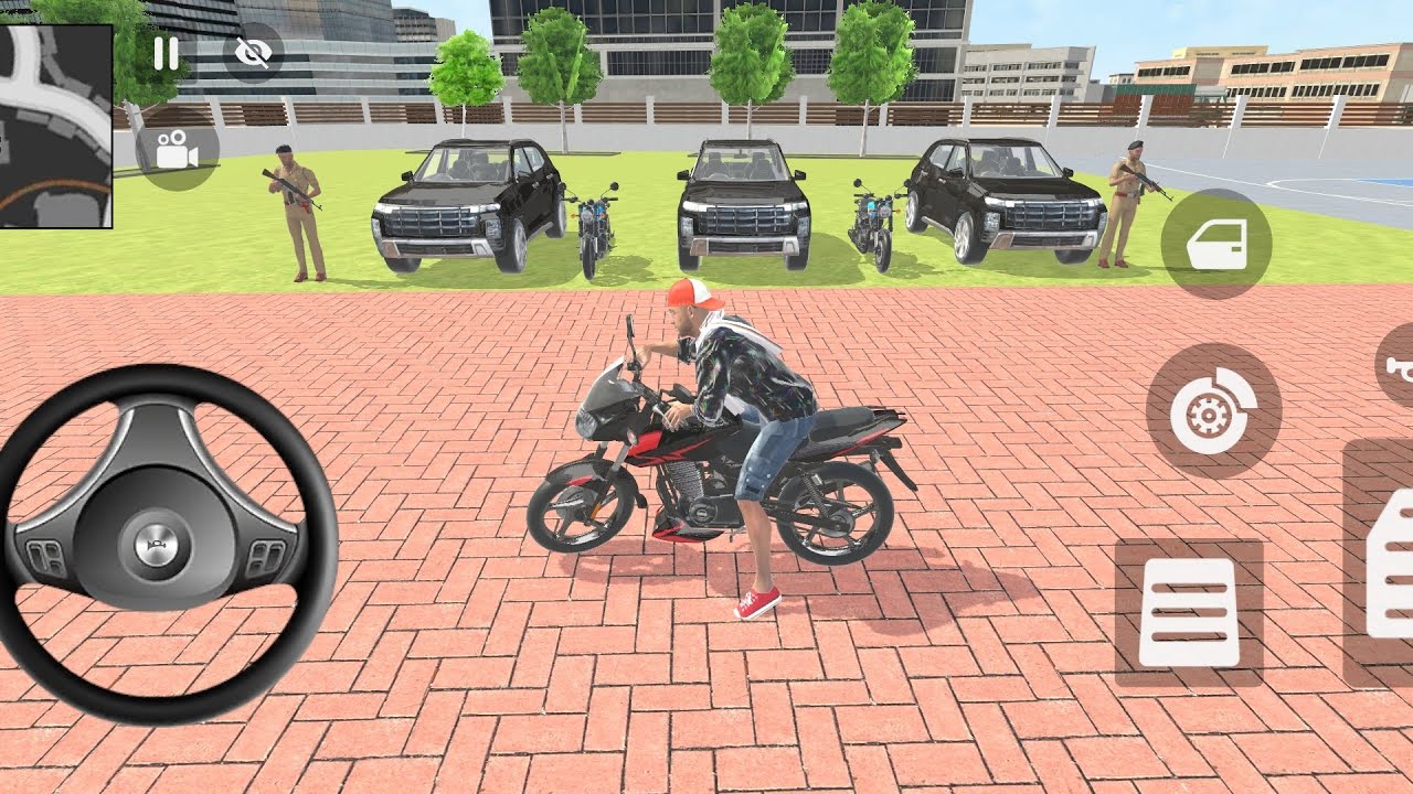 🎮Franklin purchase by 3️⃣ black ⚫ car and 2⃣ Royal 👑 Enfield in Indian🇮🇳 bike thiift auto simulator🎮