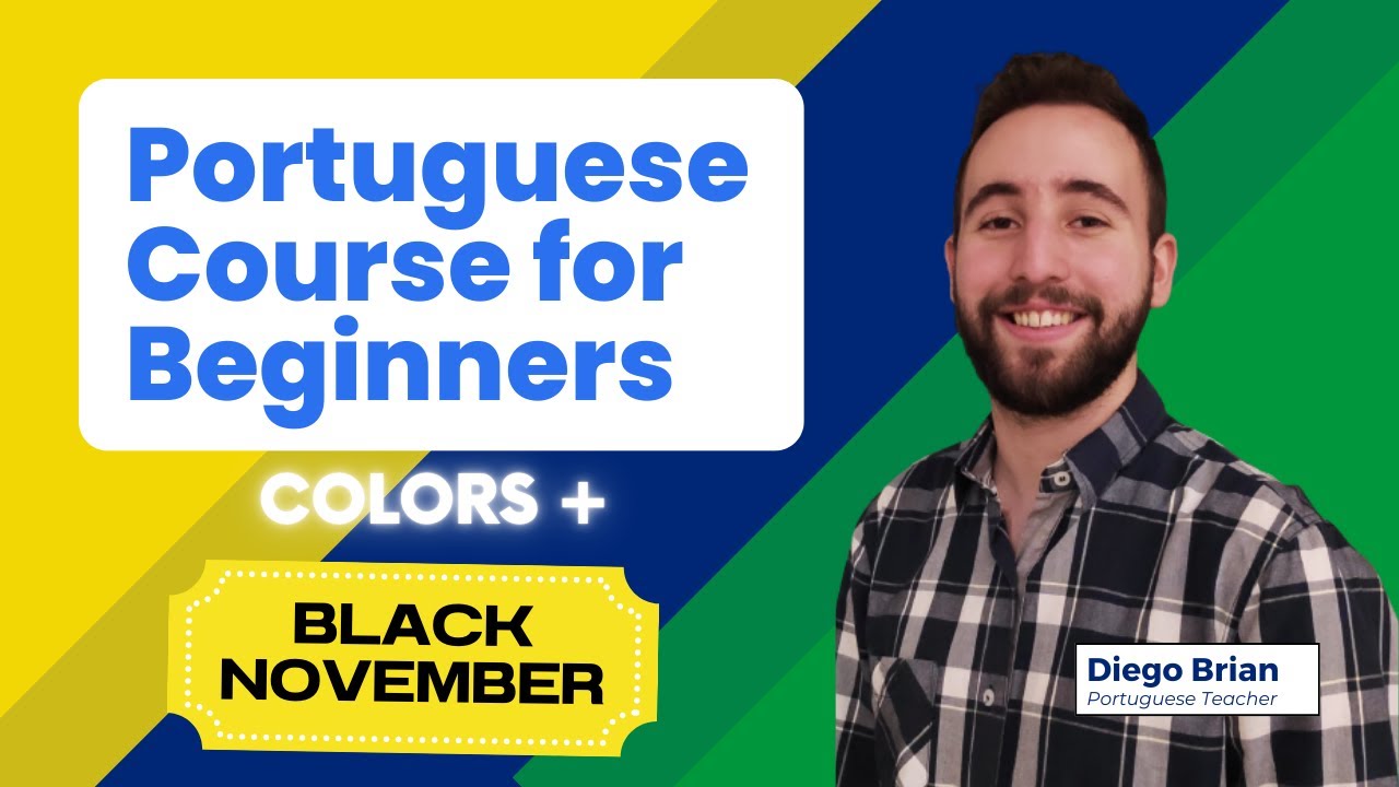 As cores em portugu&ecirc;s | Portuguese for Beginners | Vou Aprender Portugu&ecirc;s
