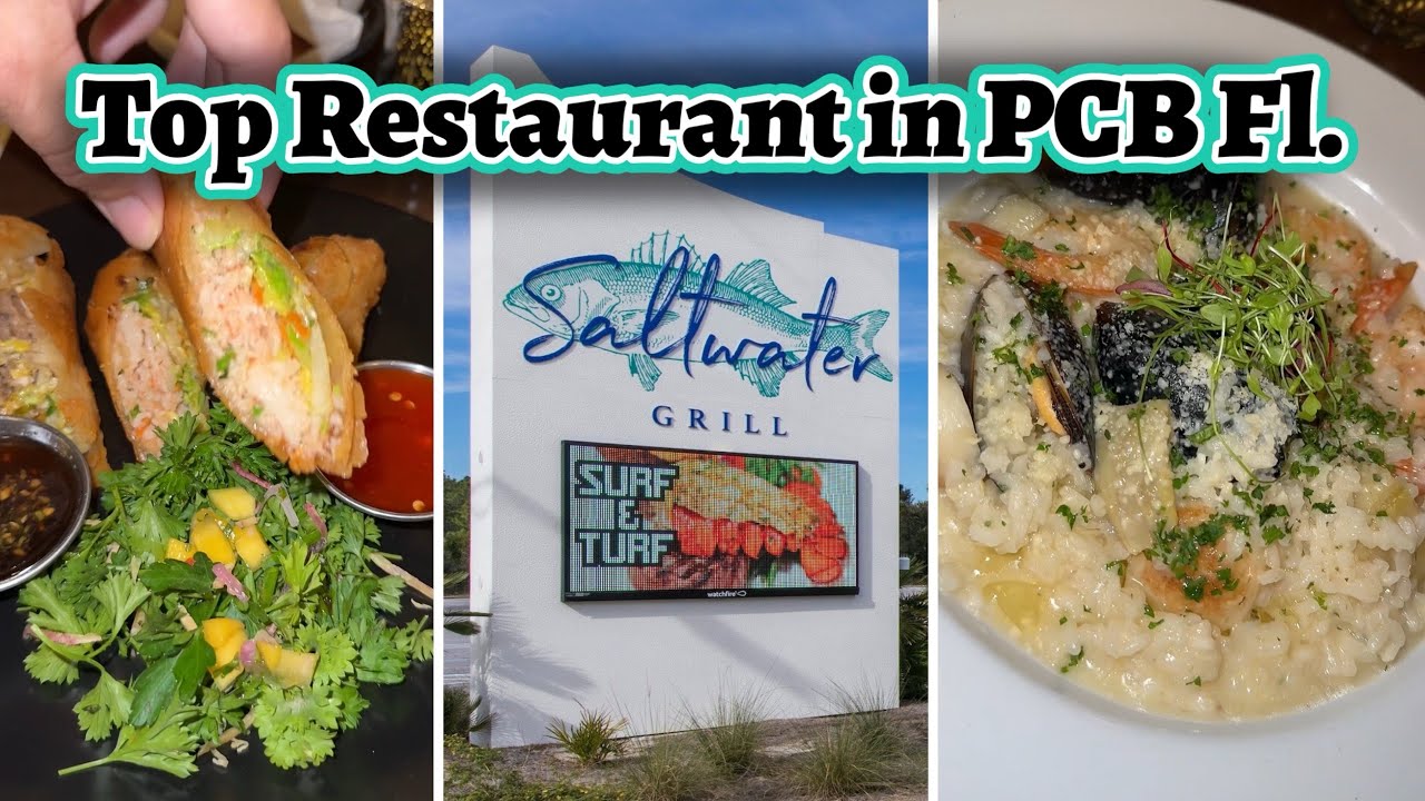 Trying Saltwater Grill in PCB Florida! 